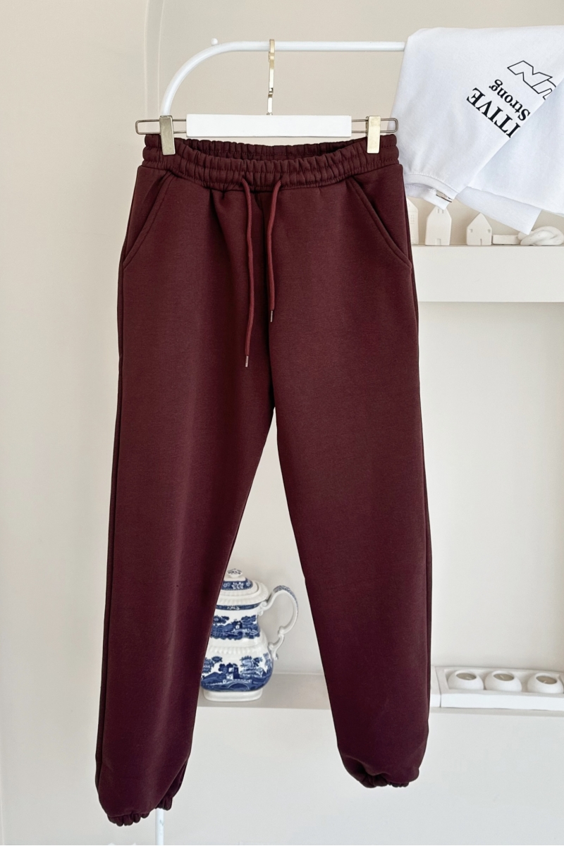 MO3497 Iki Iplik Bordo Eşofman  