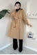 MO194 Kol Büzgülü Camel Trençkot 