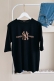 MO12837 Yankees Baskılı Siyah T-Shirt   