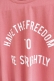 MO326 Have Baskılı Pembe T-shirt  