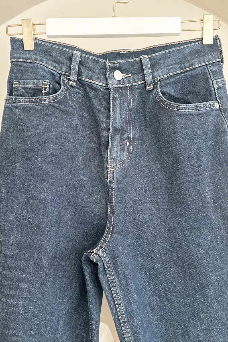 MO301 Bol Paça Mavi Kot Pantolon