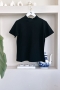 MO178 Kadın Siyah Boğazlı T-Shirt	