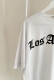 MO12834 Los Angeles Baskılı Beyaz T-Shirt    