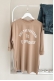 MO326 Have Baskılı Camel T-shirt  