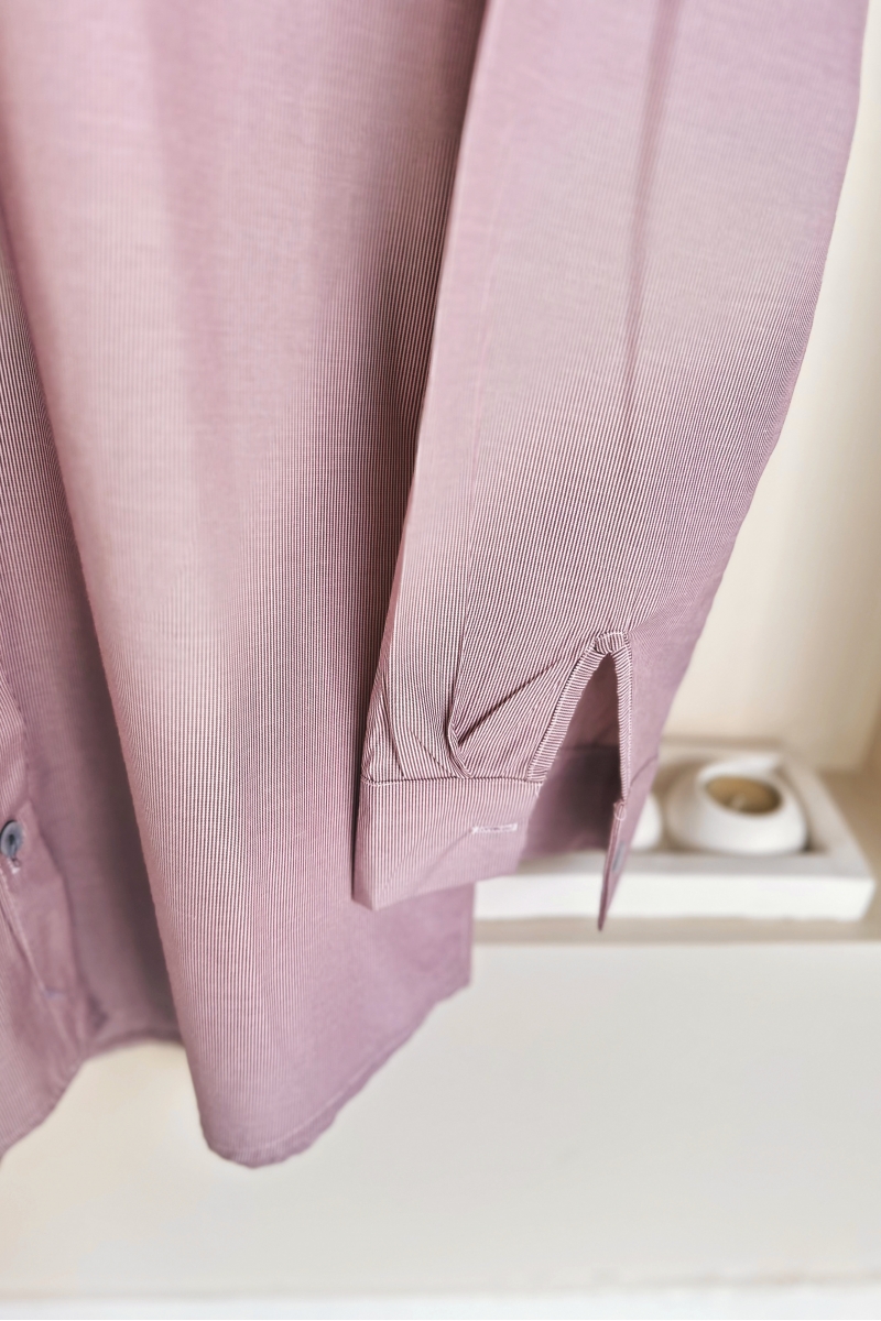 MO285 Çizgili Pembe Tunik 