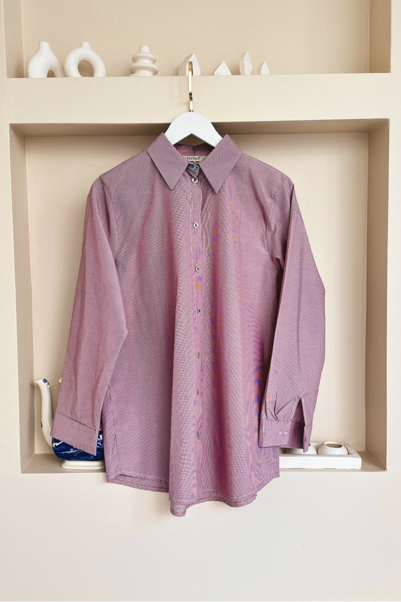 MO285 Çizgili Pembe Tunik 