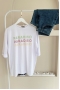 MO324 Paradıso Baskılı Beyaz T-shirt