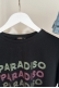 MO324 Paradıso Baskılı Siyah T-shirt 