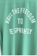 MO326 Have Baskılı Yeşil T-shirt  