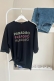 MO324 Paradıso Baskılı Siyah T-shirt 