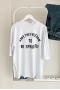 MO326 Have Baskılı Beyaz T-shirt 