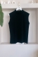 MO179 Kadın Siyah Sıfır Kol T-Shirt