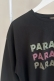 MO324 Paradıso Baskılı Siyah T-shirt 
