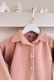 MO240 Düğmeli Pembe Kaşe Ceket 